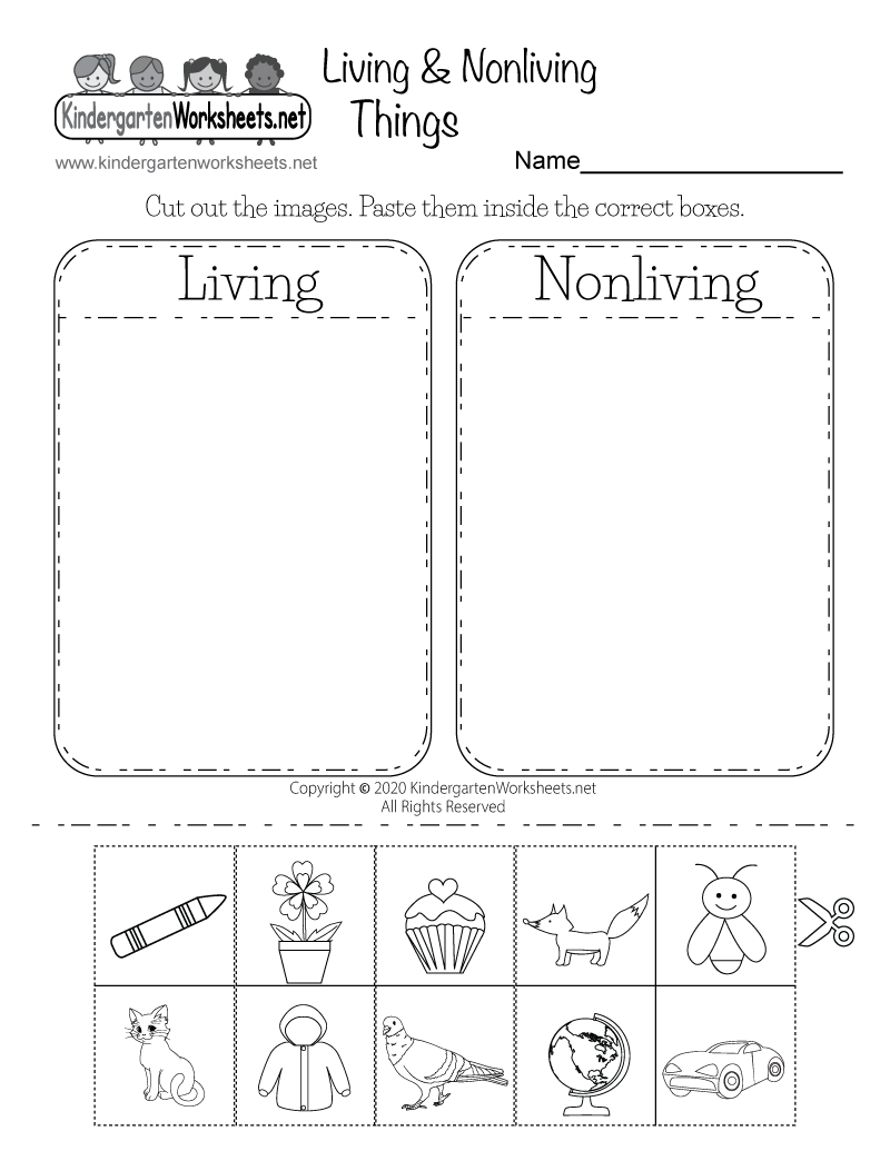 Free Printable Science Pages For Kindergarten