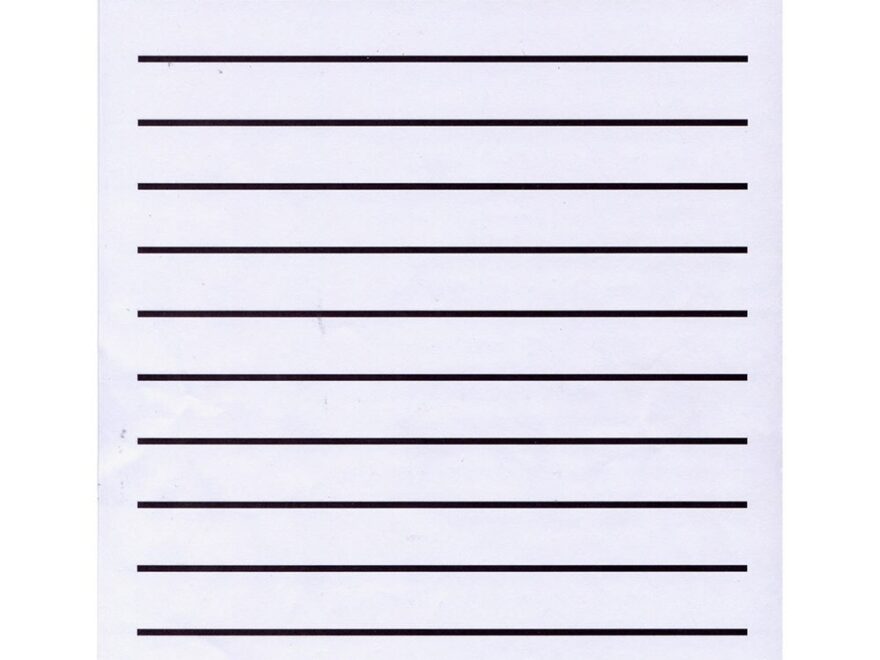 Low Vision Writing Paper Bold Line 1 Pad