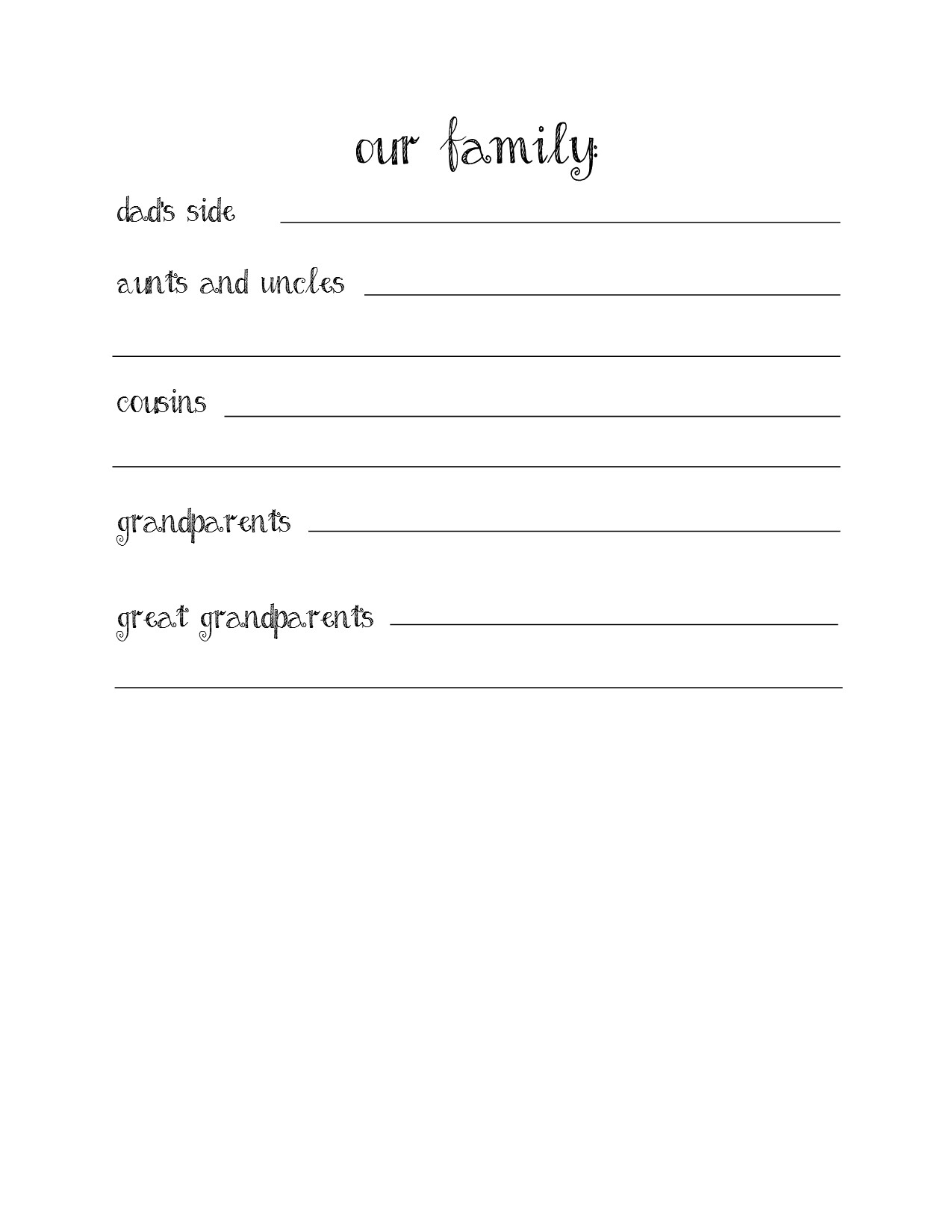 Make A DIY Baby Book With A Handwritten Style Font With Free Worksheets Library