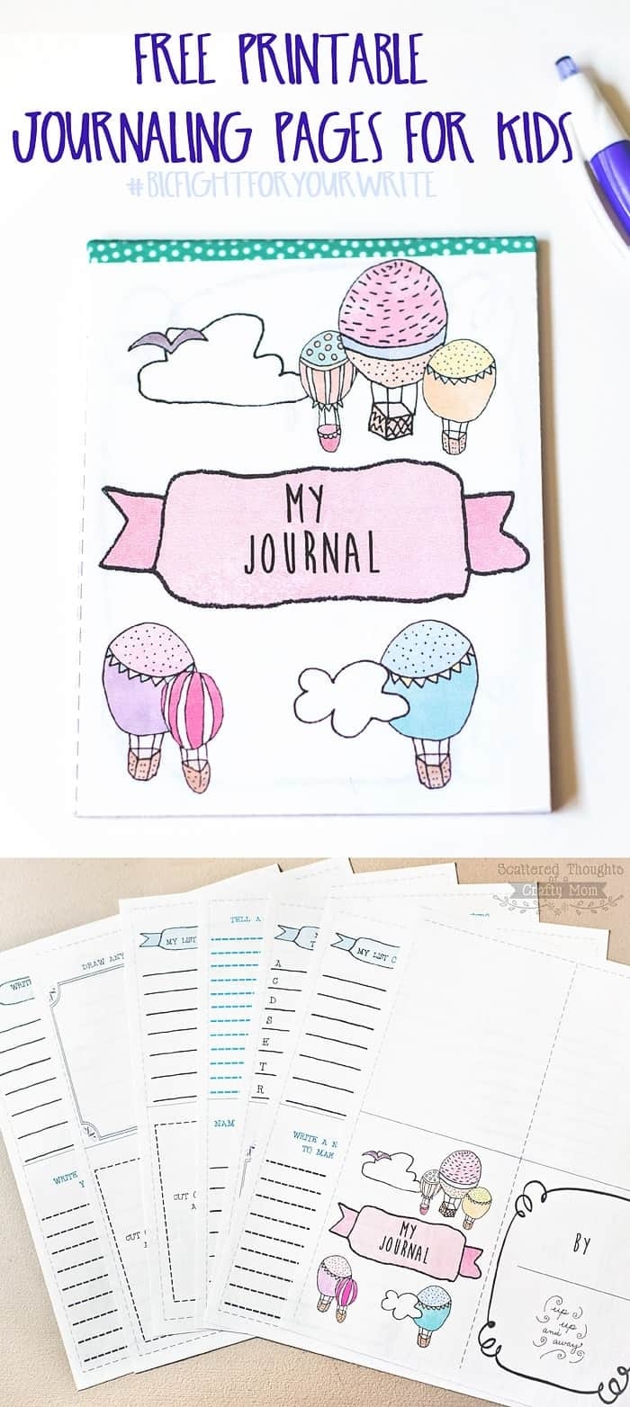 Printable Journal Pages For Kids