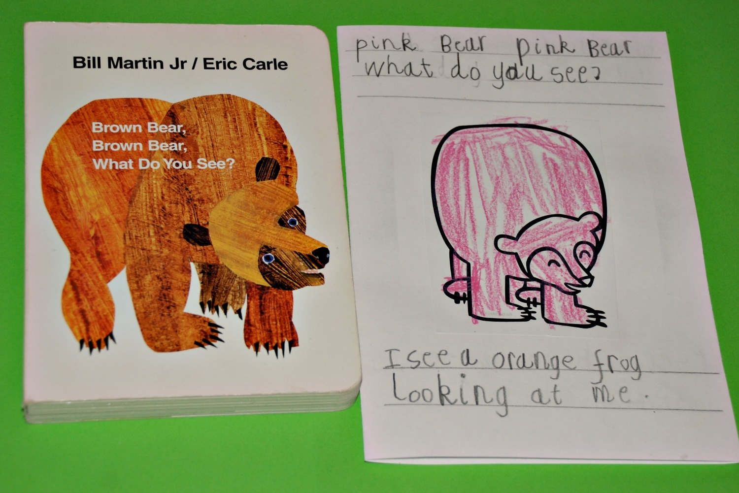 Making A Brown Bear Brown Bear Mini book Ofamily Learning Together