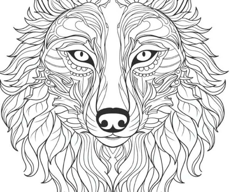 Mandala Wolves Coloring Pages For Adults Coloring Book For Adults Printable Stress Relief Anxiety Relief Gift Color Book Coloring Sheets Coloration By I Intricate Mandala Patterns For Adults Stonely Mr
