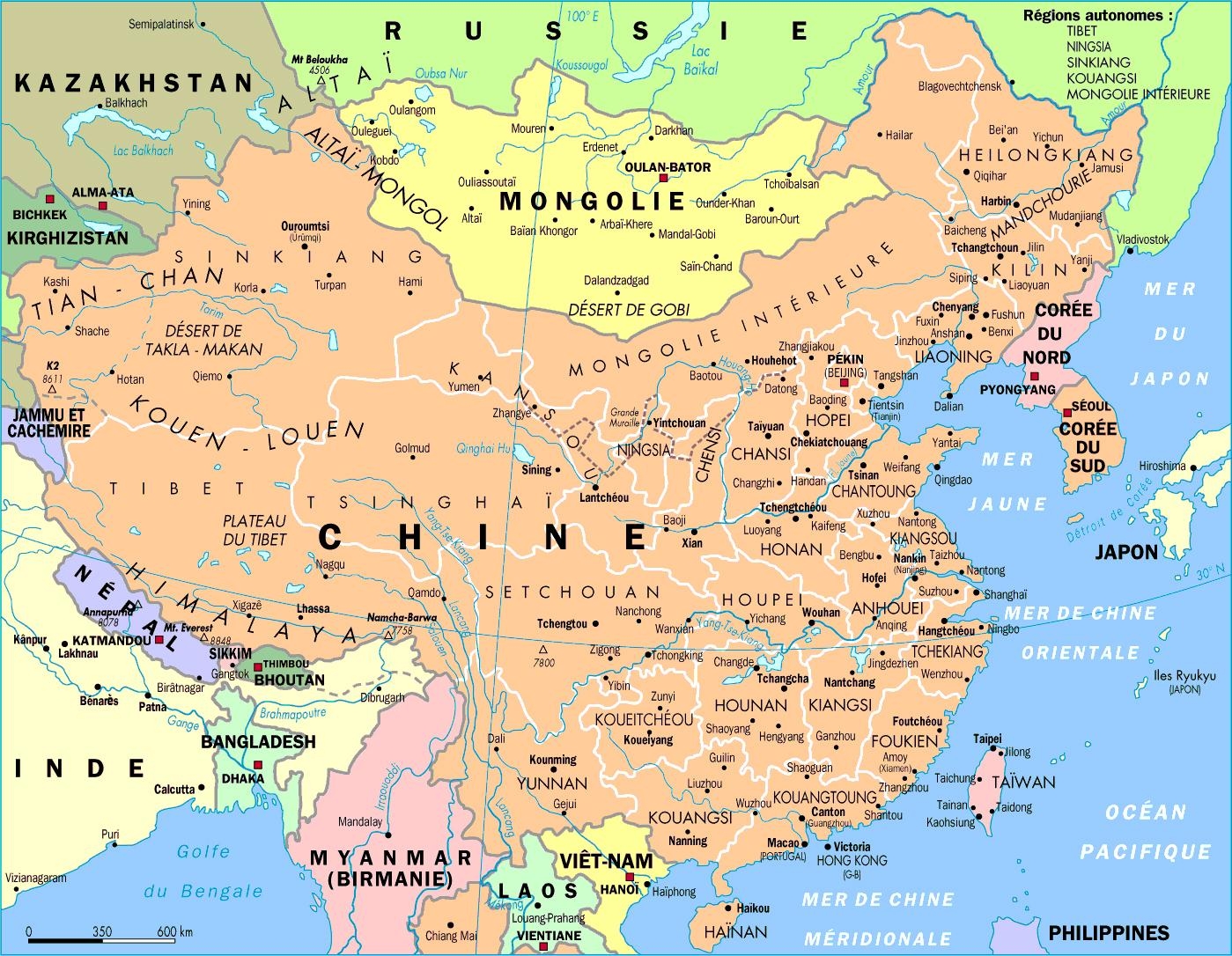 Map Of China Cities Major Cities And Capital Of China