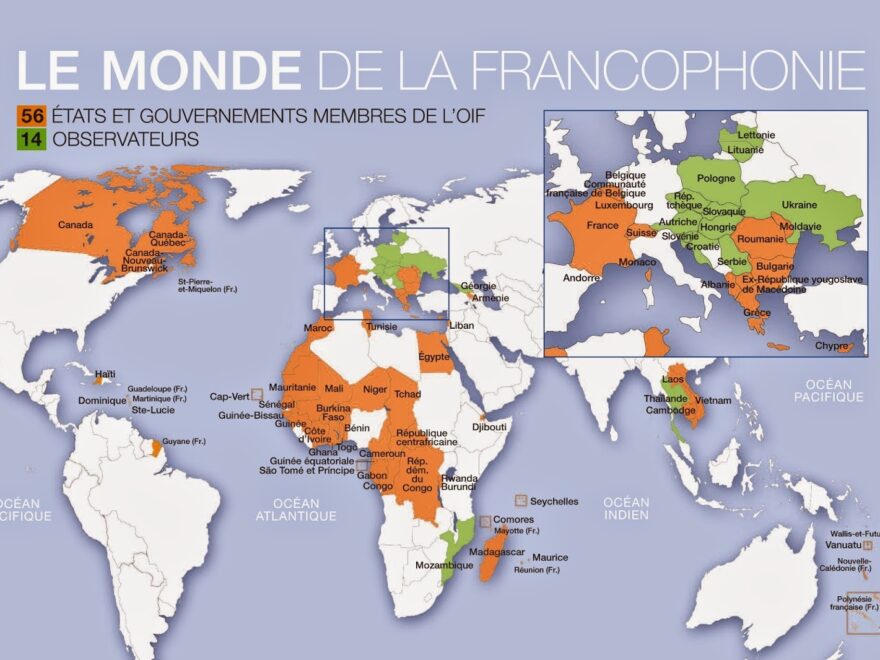 Map Of French Speaking Countries