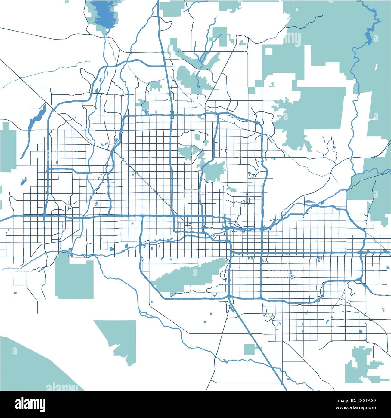 Map Of Phoenix Hi res Stock Photography And Images Alamy