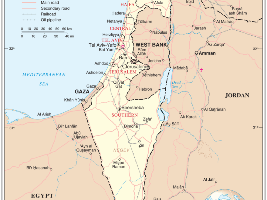 Maps Of Israel Geography Realm