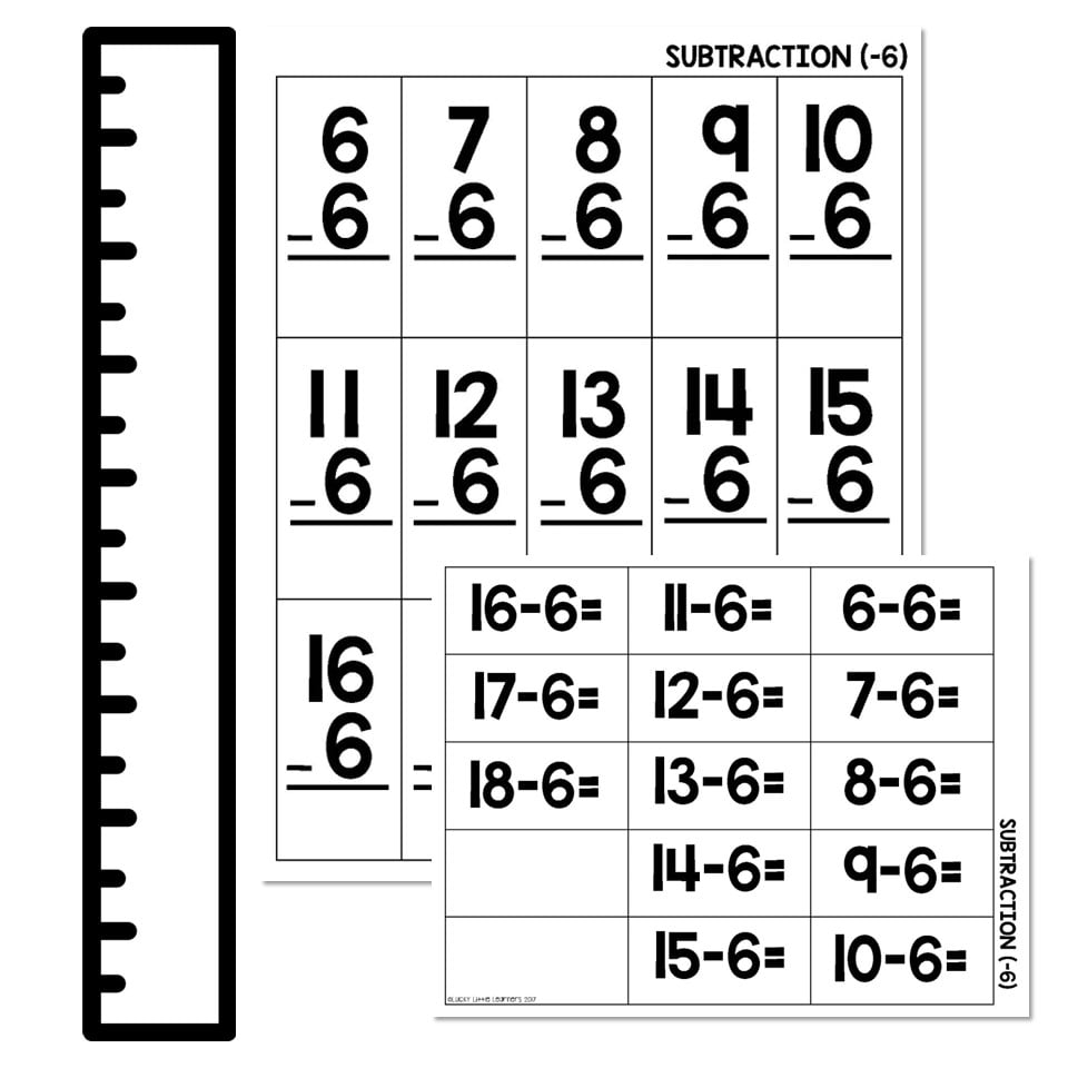 Math Fact Fluency Assessment Printable