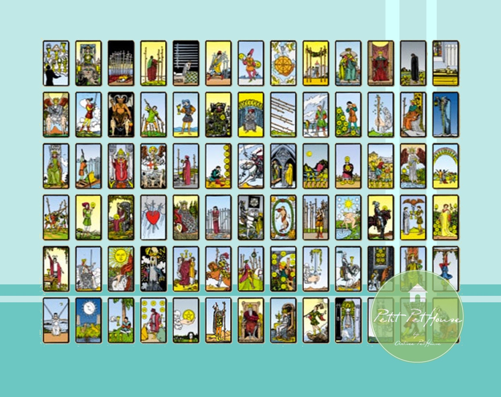 Free Printable Mini Tarot Cards