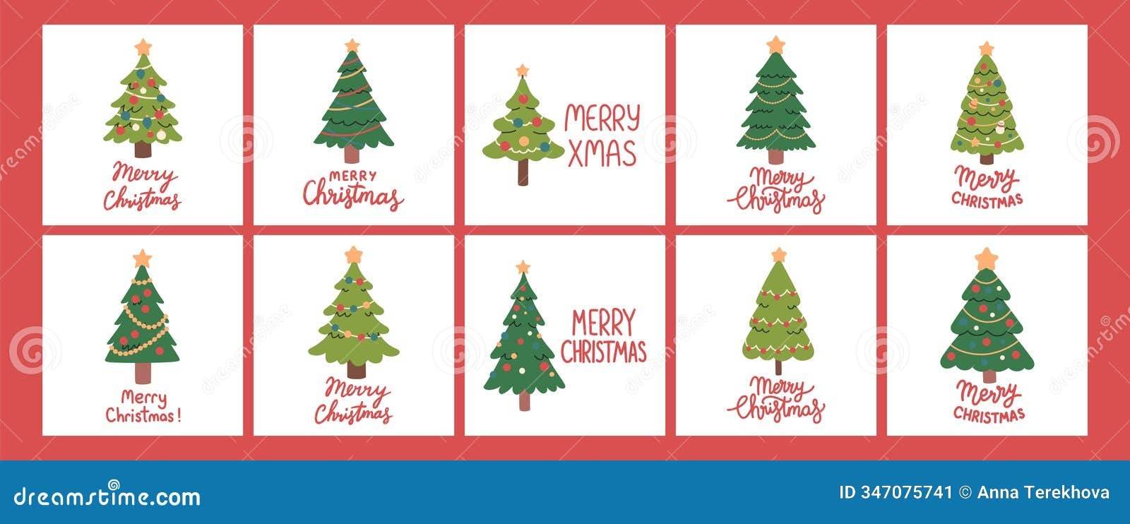 Free Printable Flat Christmas Card