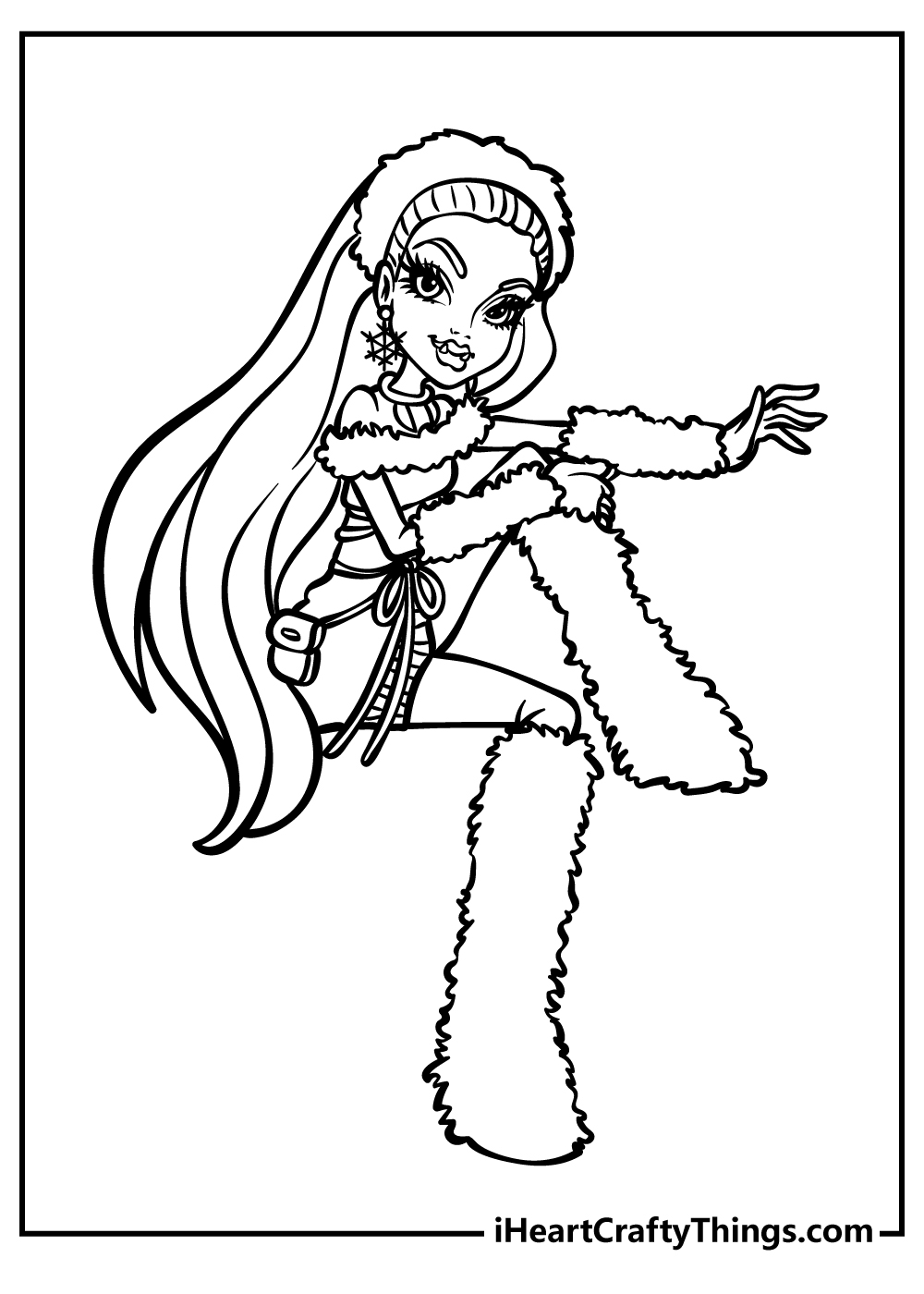 Free Printable Coloring Sheets Monster High