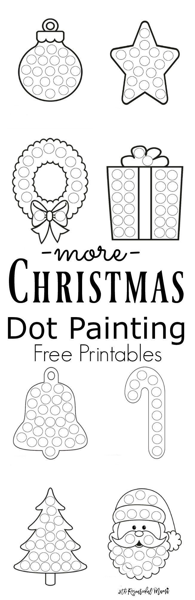 Free Christmas Dot To Dot Printables