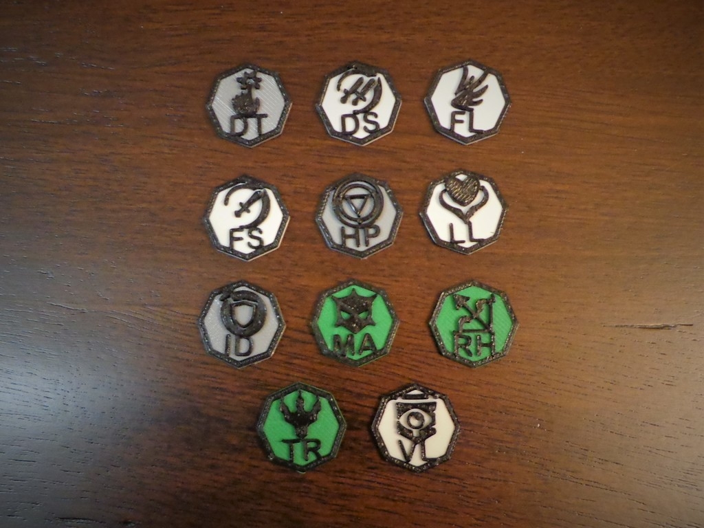 MTG Keyword Counters By Tekcor17 Thingiverse