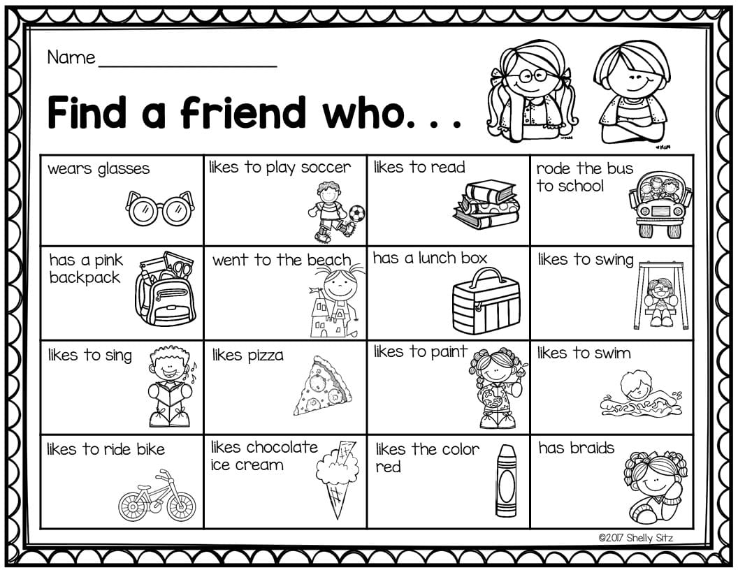 My Top 5 Activities For First Day Of School For Second Grade Second Grade Teaching Blog