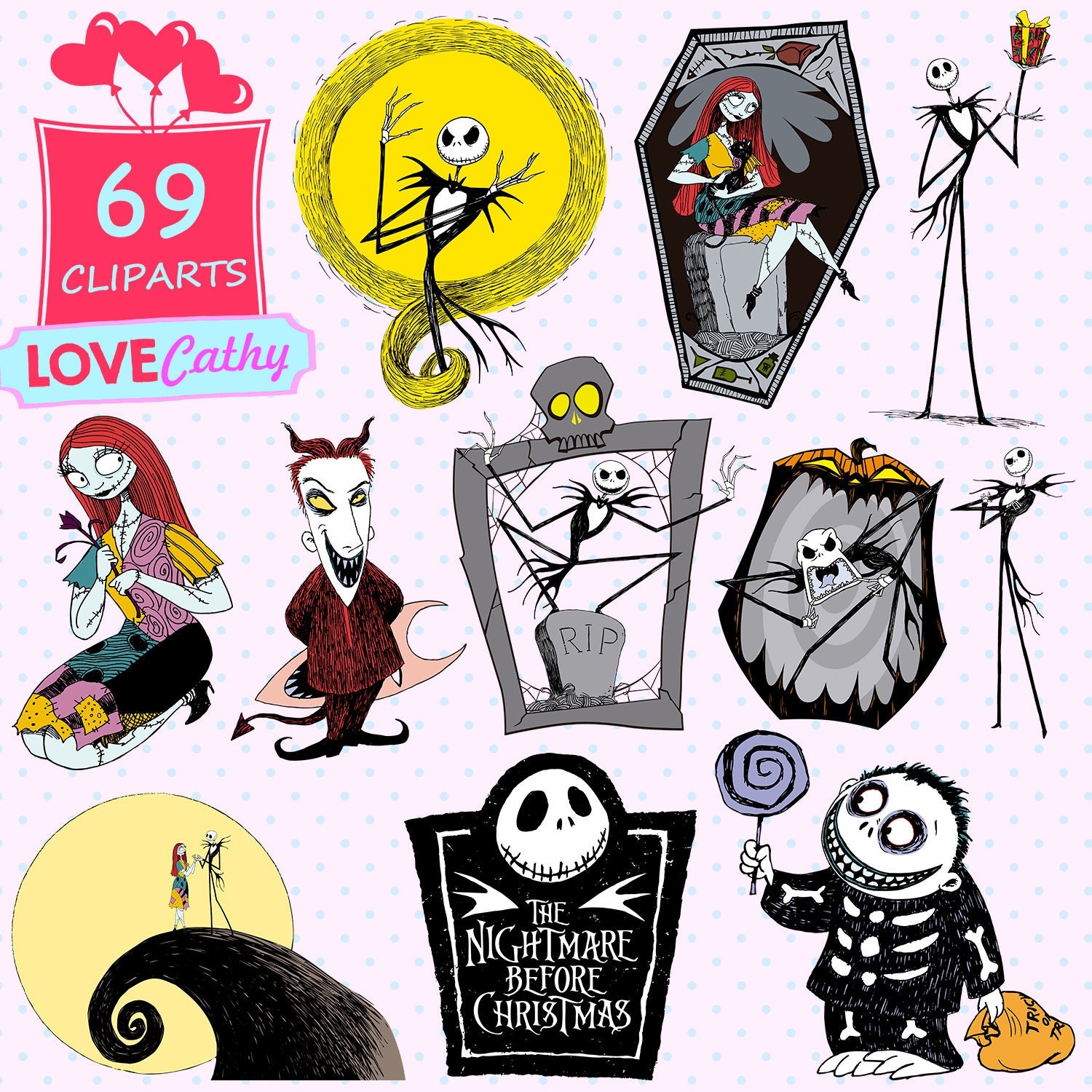 Nightmare Before Christmas Printable Decorations