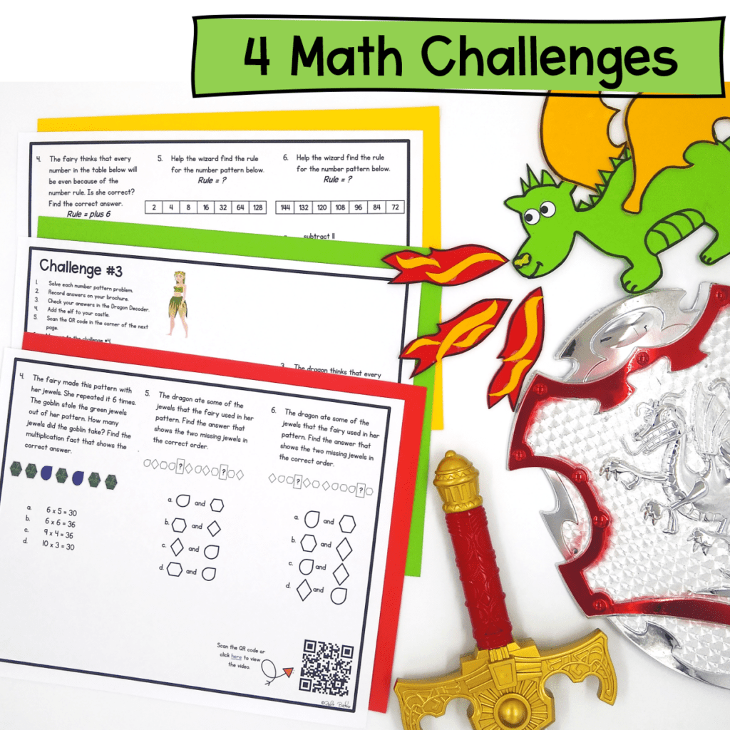 Free Printable Math Dragon Game