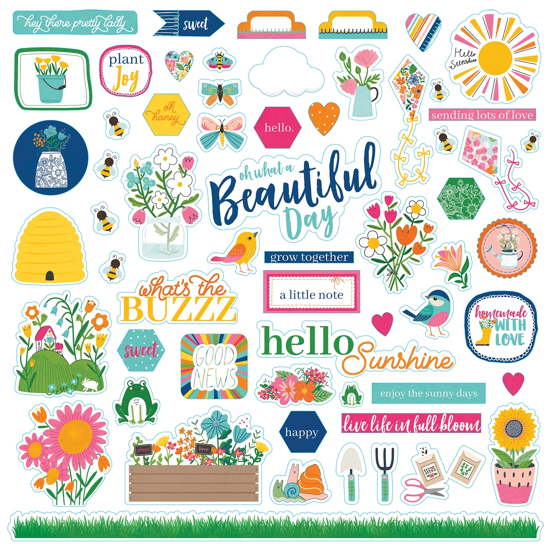 Oh What A Beautiful Day Stickers 12X12 Elements 709388333334