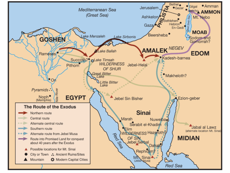Old Testament Bible Maps