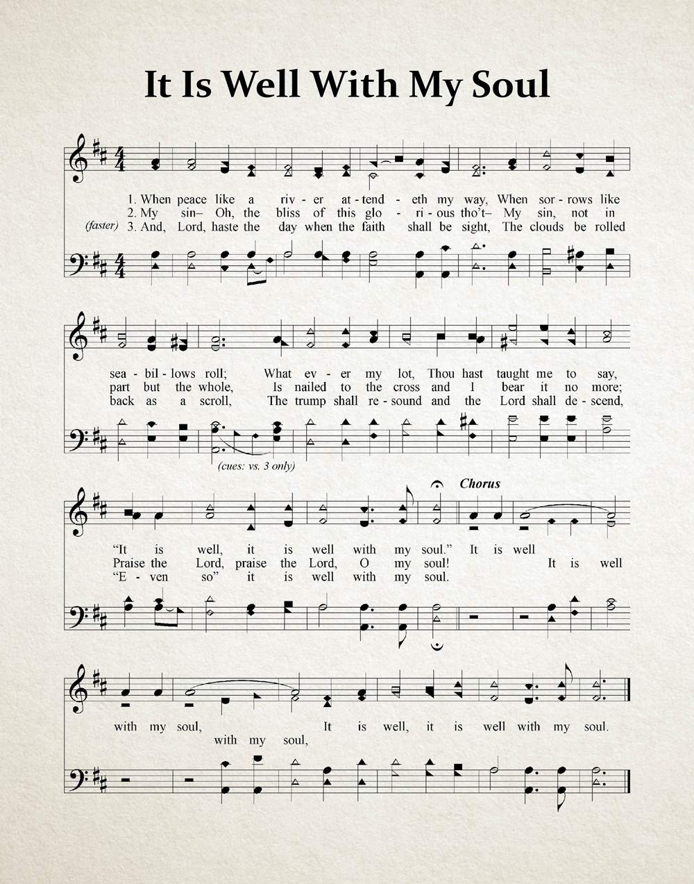 Open Hymnal Project It Is Well With My Soul When Peace Like A River Worksheets Library