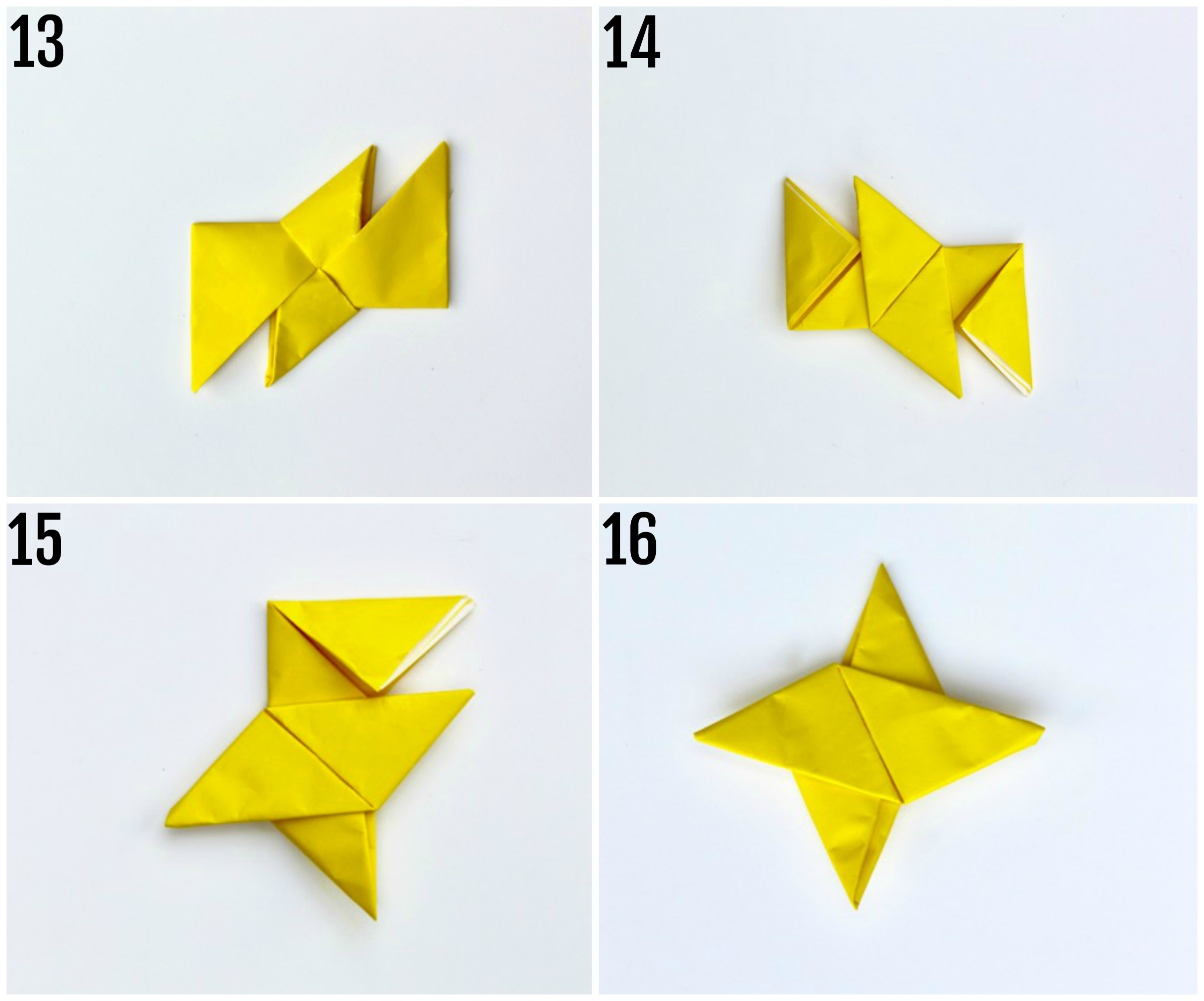 Ninja Star Origami Printable Instructions