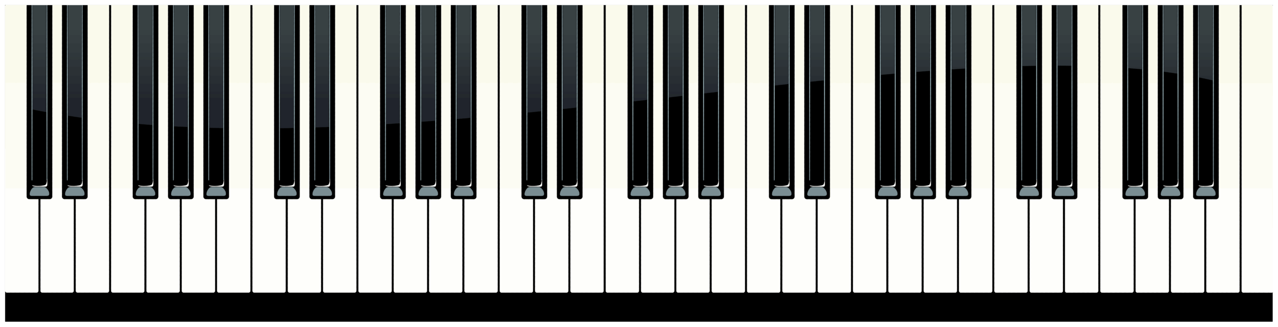 Printable Piano Keyboard Actual Size
