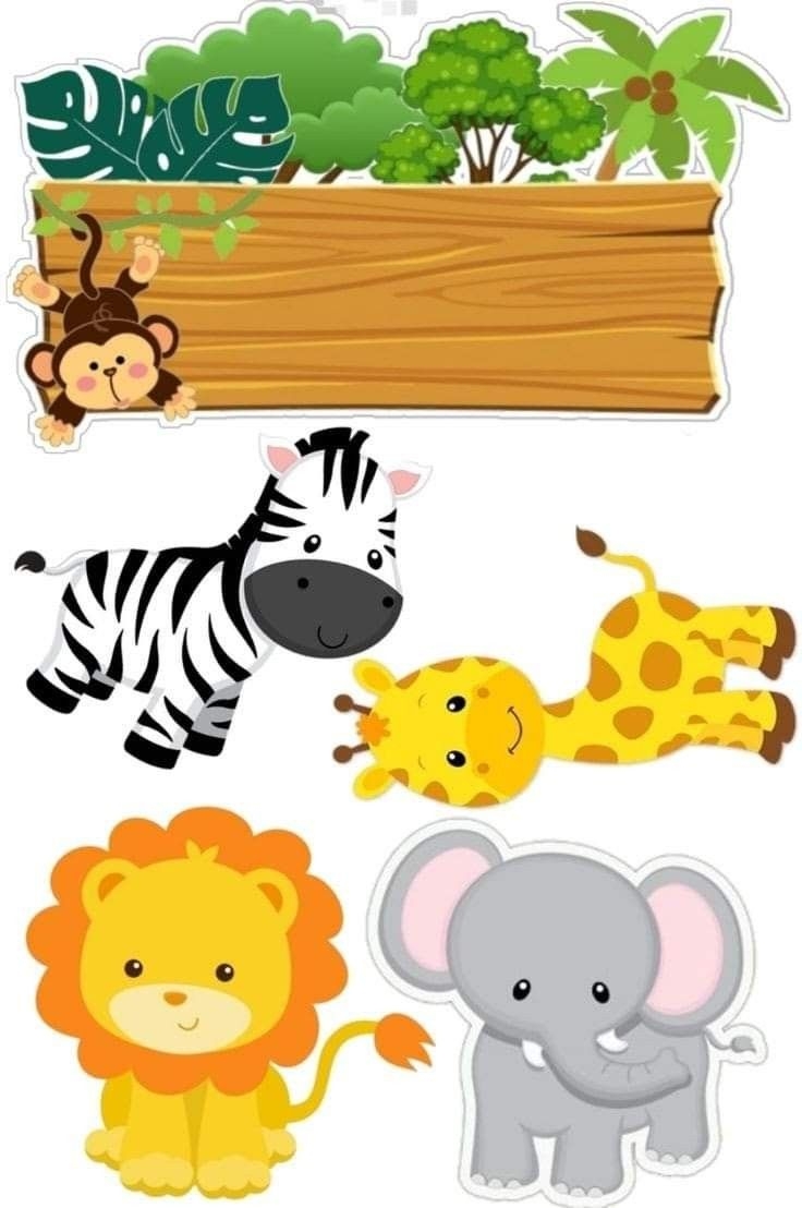 Pin By Ana Melo On Arte Em Pinatas Safari Animals Birthday Safari Baby Animals Safari Baby Shower Cake