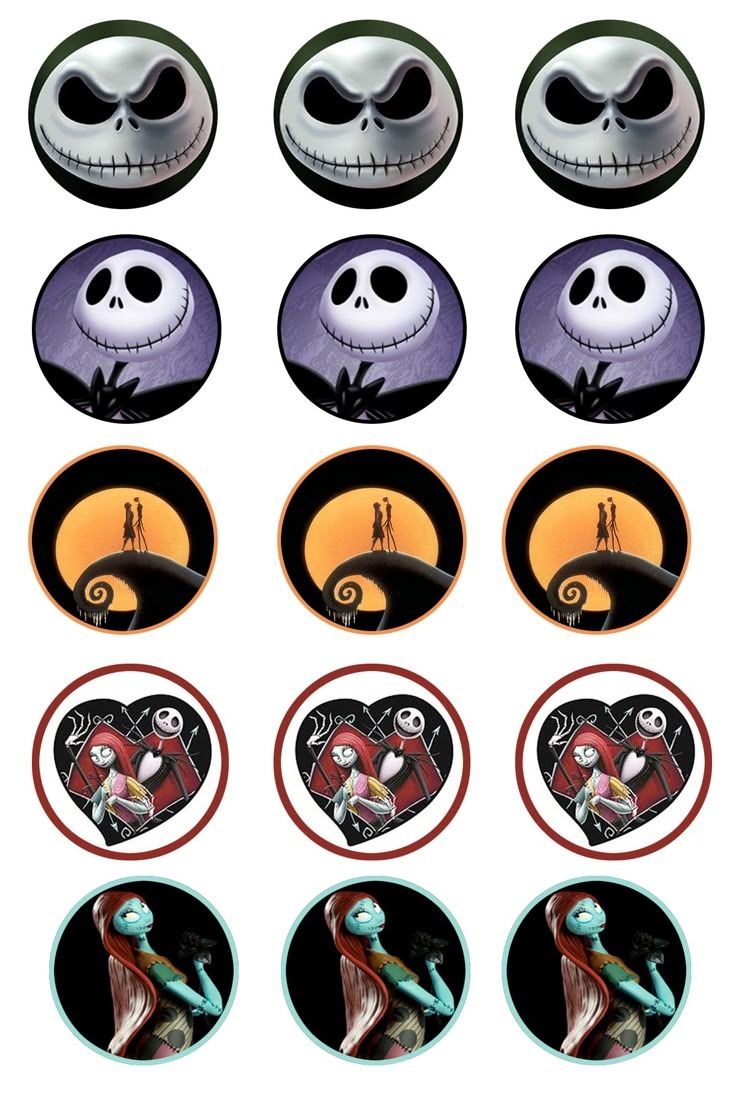 Pin By Laura On Jack Nightmare Before Christmas Ornaments Christmas Stickers Printable Nightmare Before Christmas Decorations