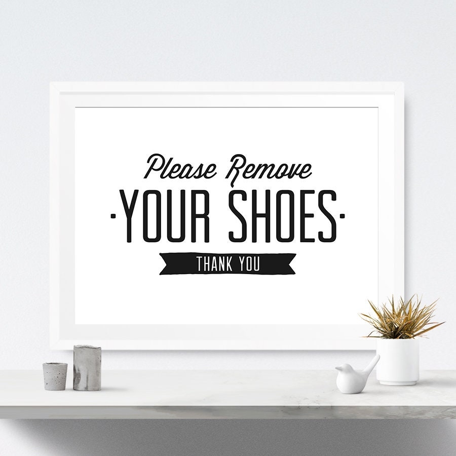 Free Please Remove Your Shoes Sign Printable Free Please Remove Your Shoes Sign Printable