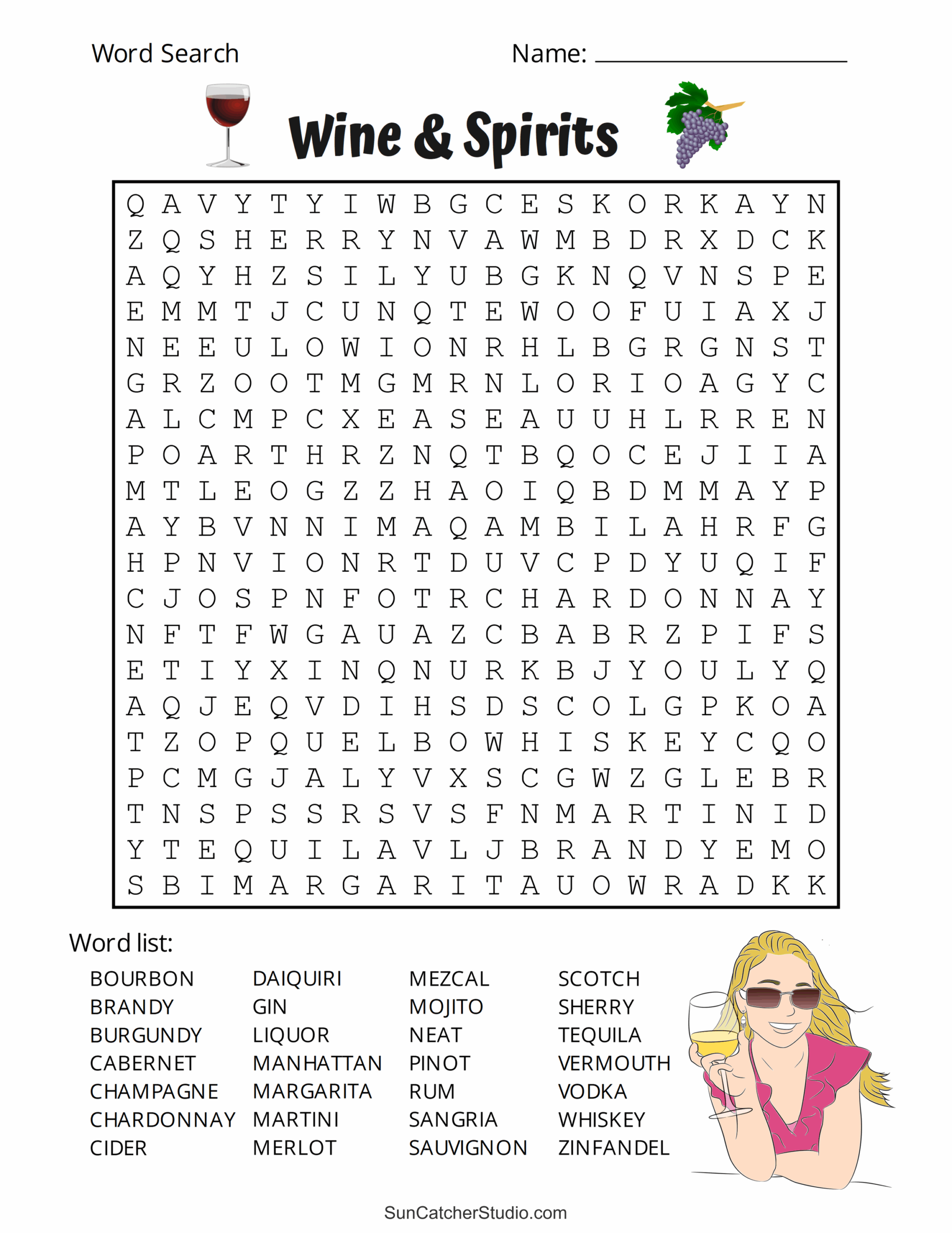 Printable Adult Word Search Puzzles Word Find Free Printables Monograms Design Tools Patterns DIY Projects