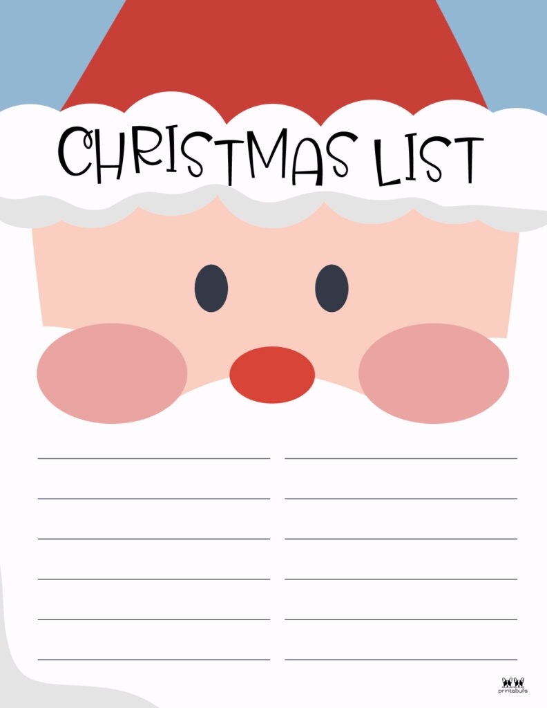 Printable Christmas Wish List Maker
