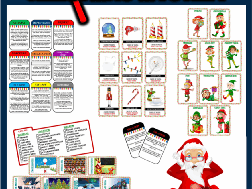 Printable Christmas Party Games For Kids Teens And Adults