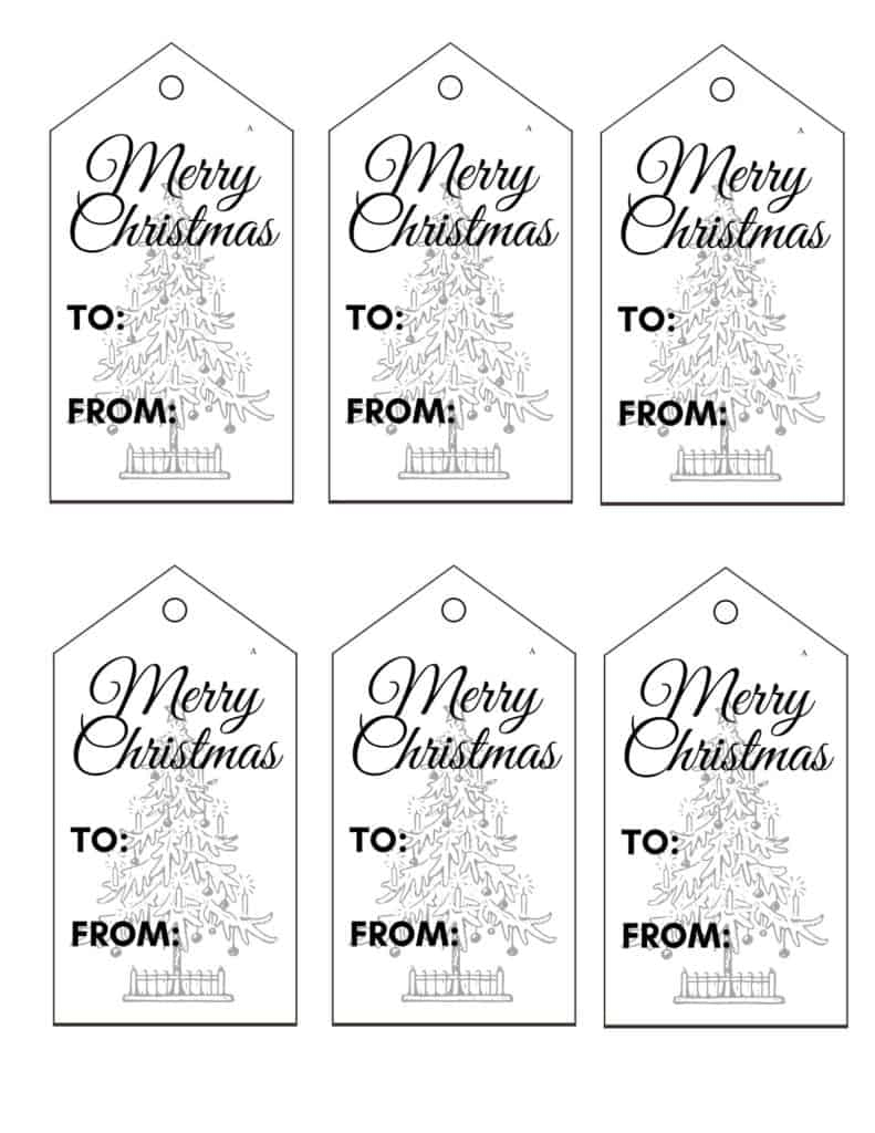 Printable Christmas Tags PDFs Add A Little Adventure