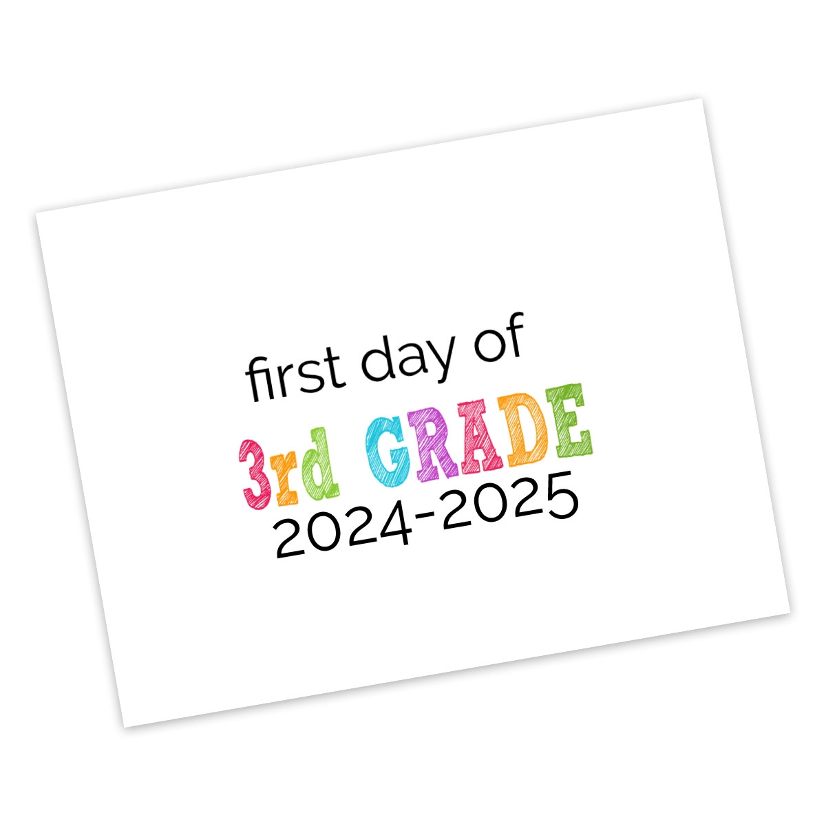 Printable First Day Of School Signs 2020 2021 The Happier Homemaker