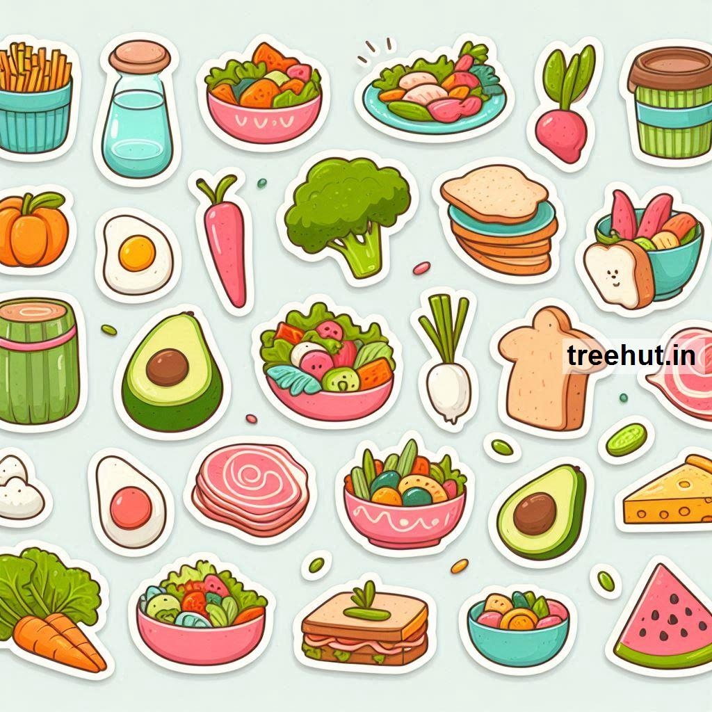 Printable Food Stickers And 15 Nutrition Craft Activities For Kids Adults Family Time And Classroom Activities