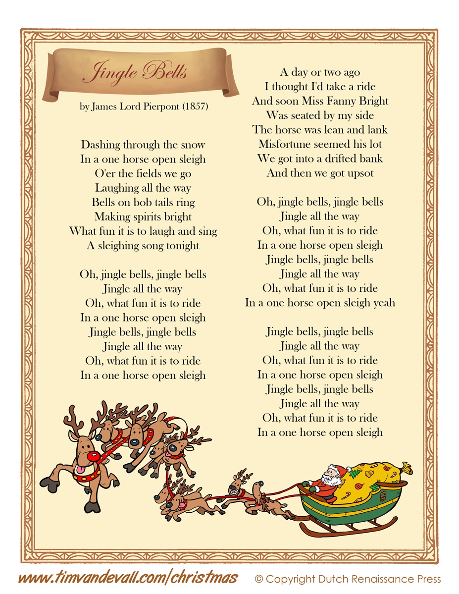 The Christmas Song Lyrics Printable