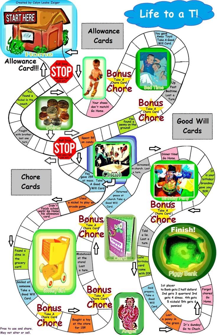 Printable Money Board Game Printable Board Games Printable Games For Kids Money Games