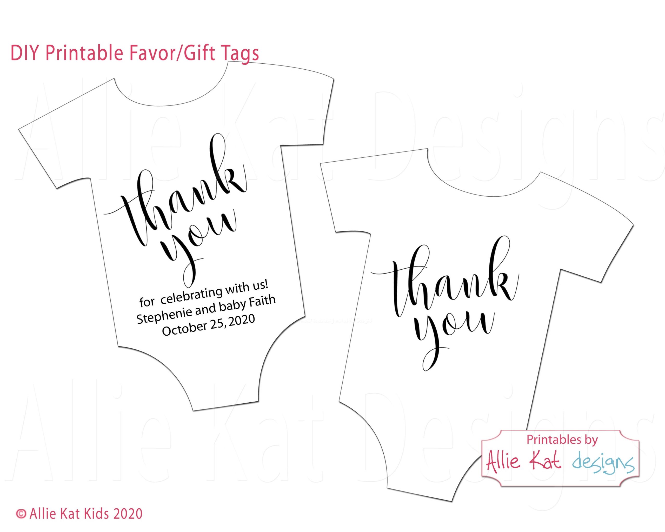 Free Printable Baby Gift Tags