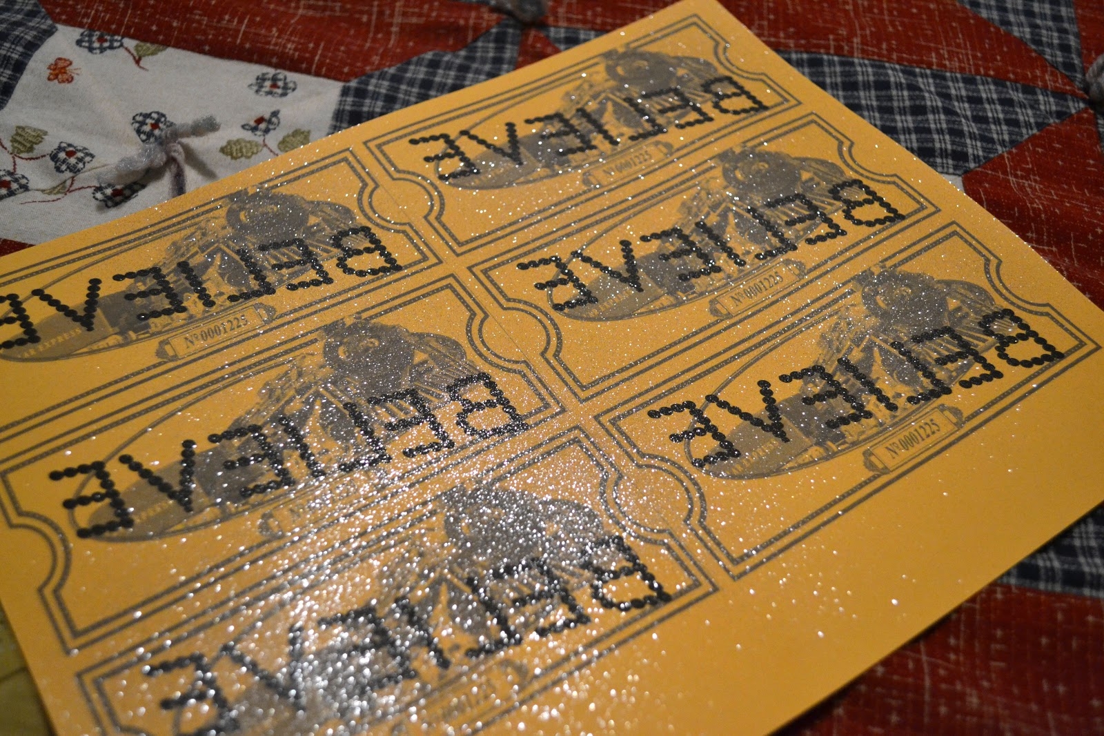 Printable Polar Express Tickets