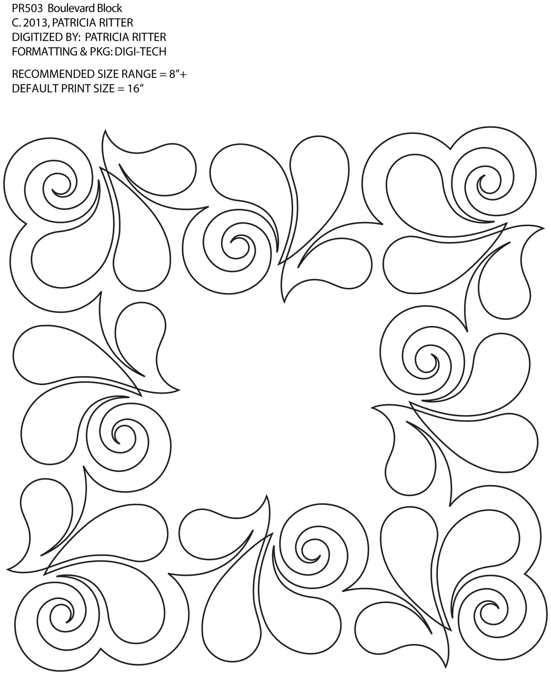 Free Printable Pantograph Quilting Patterns