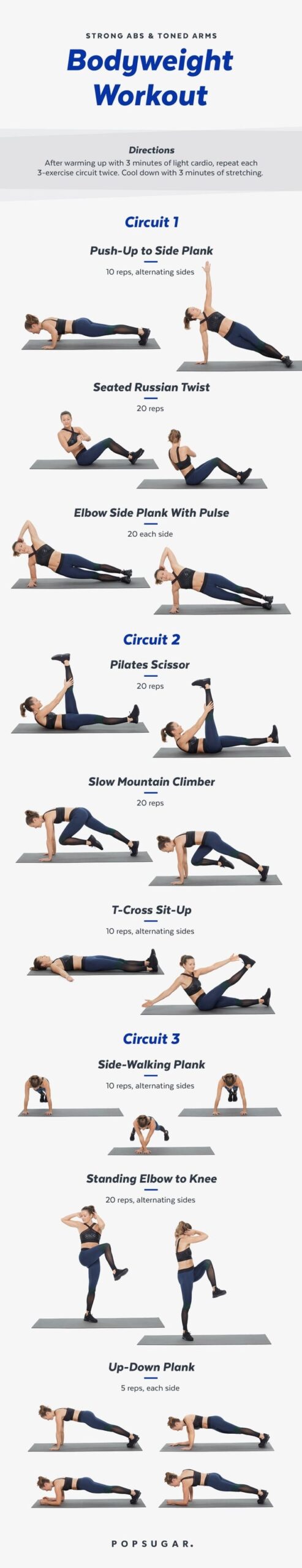 Printable Workouts For Arms And Abs PS Fitness