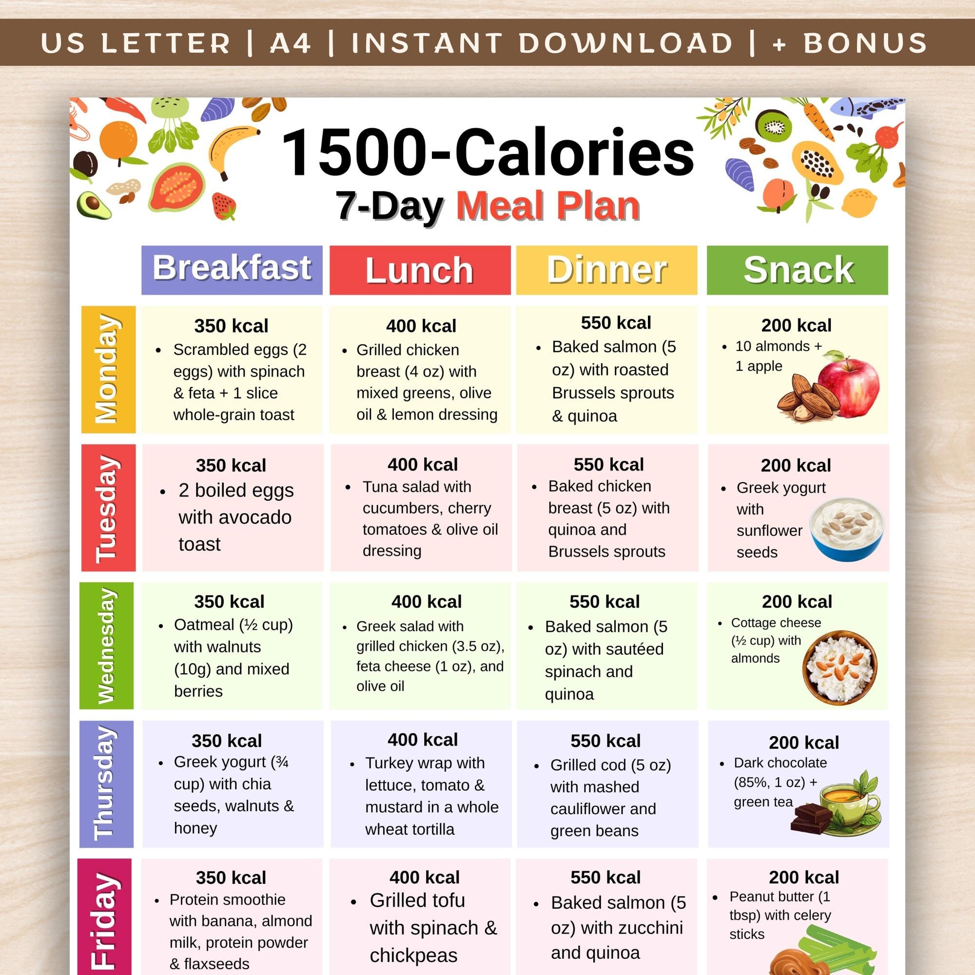 Deal A Meal Cards Printable
