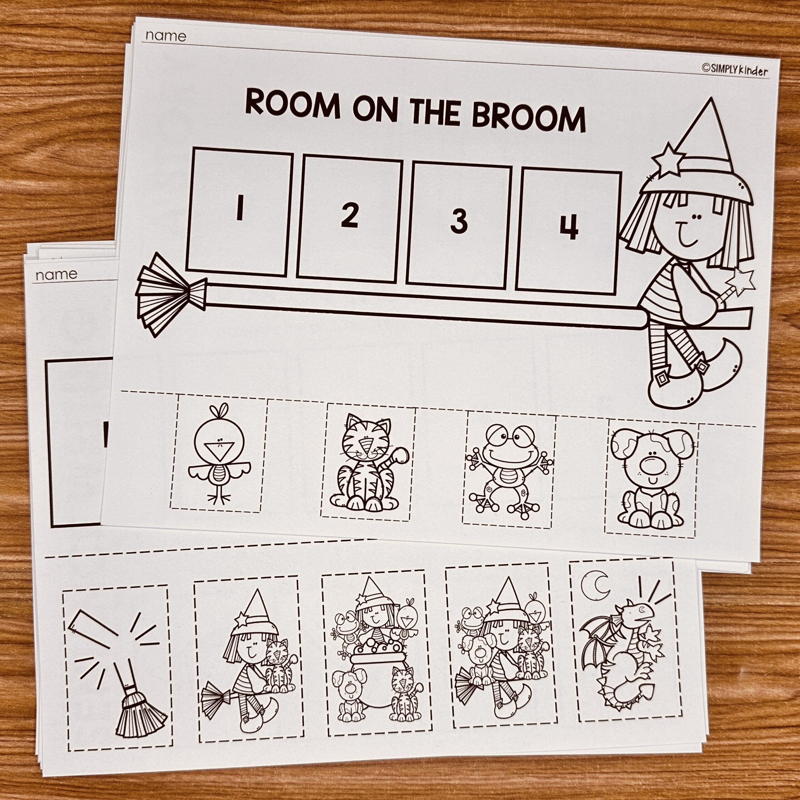 Room On The Broom Sequencing Simply Kinder Plus