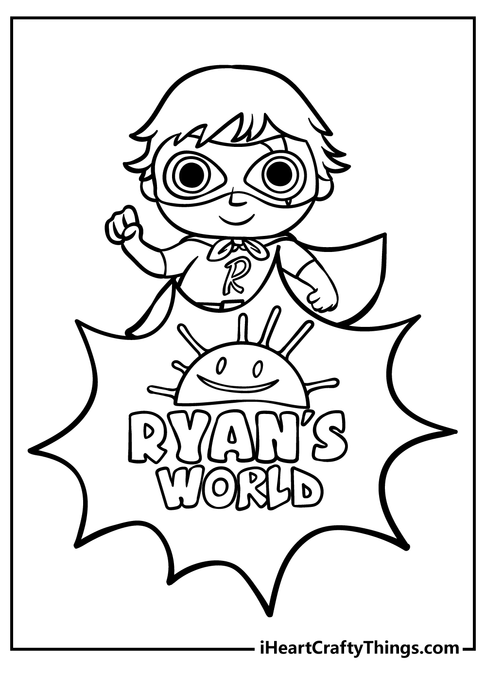 Ryan s World Coloring Pages 100 Free Printables 