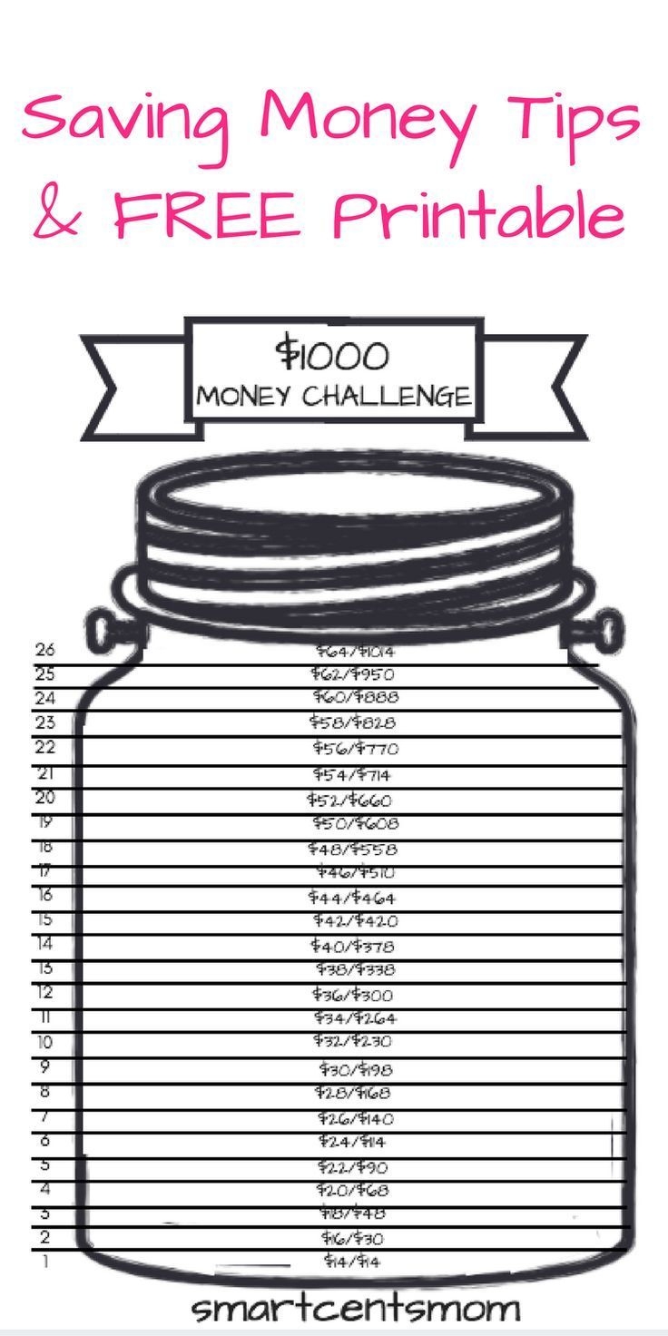 Save 1000 Without Breaking A Sweat 26 Week Money Challenge 2019 