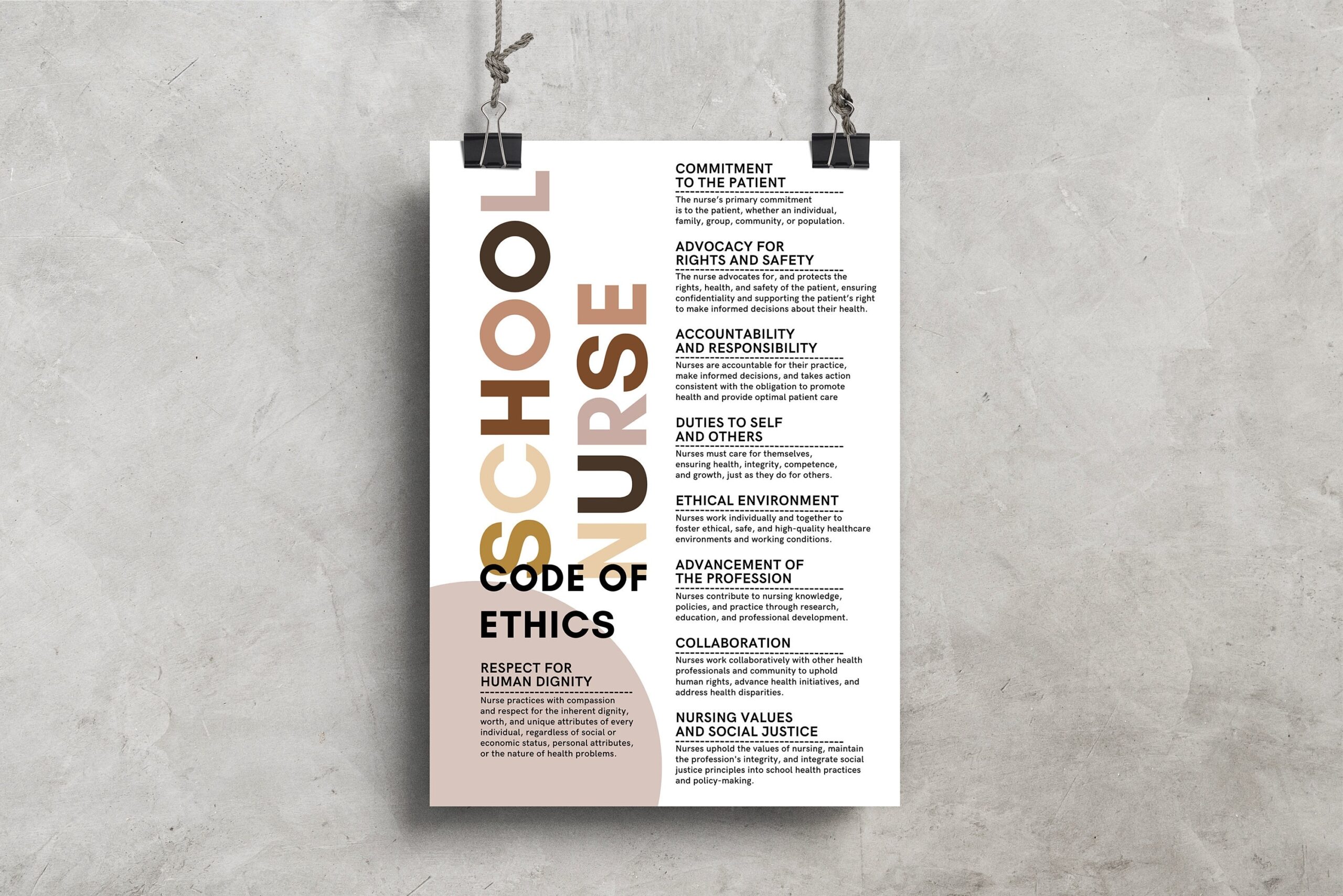 Ana Code Of Ethics Printable