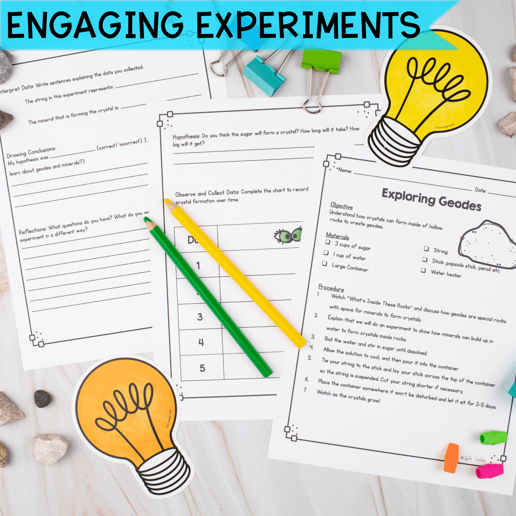 Printables For Minerals Second Grade Science