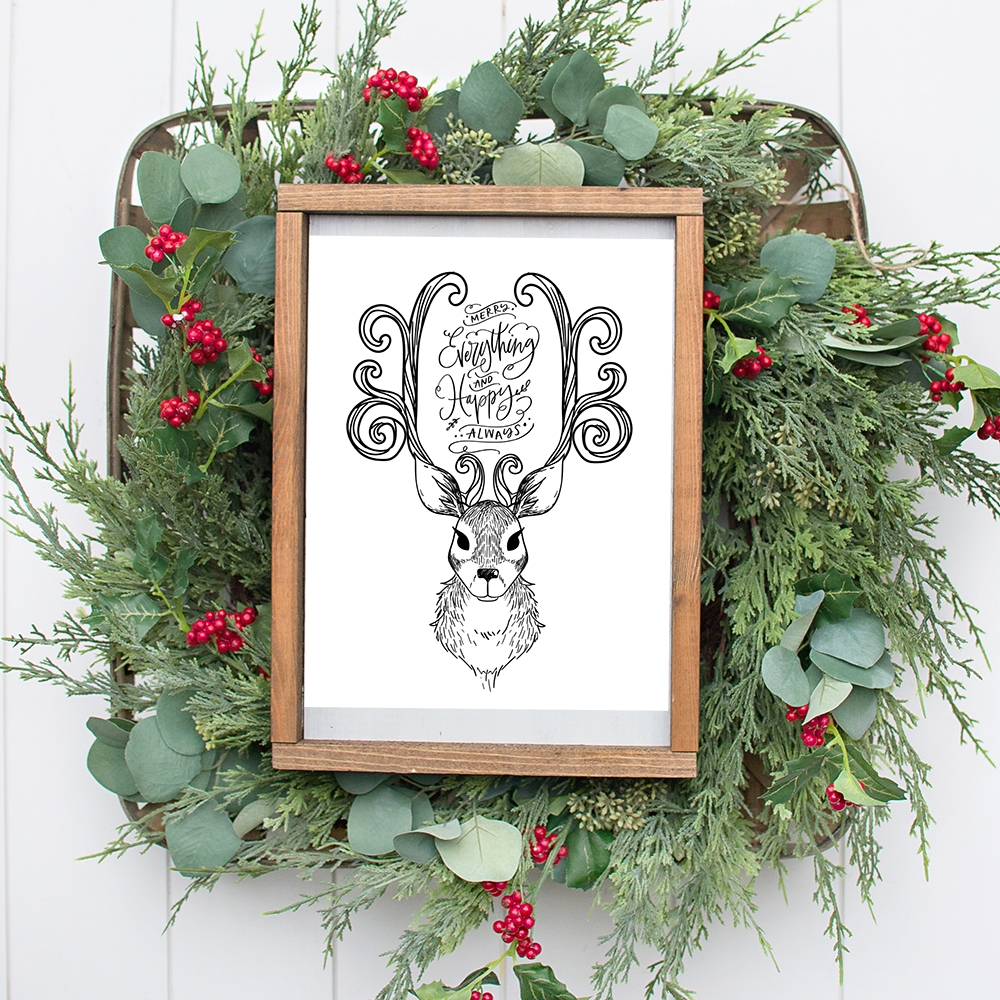 Free Printable Christmas Picture Frames
