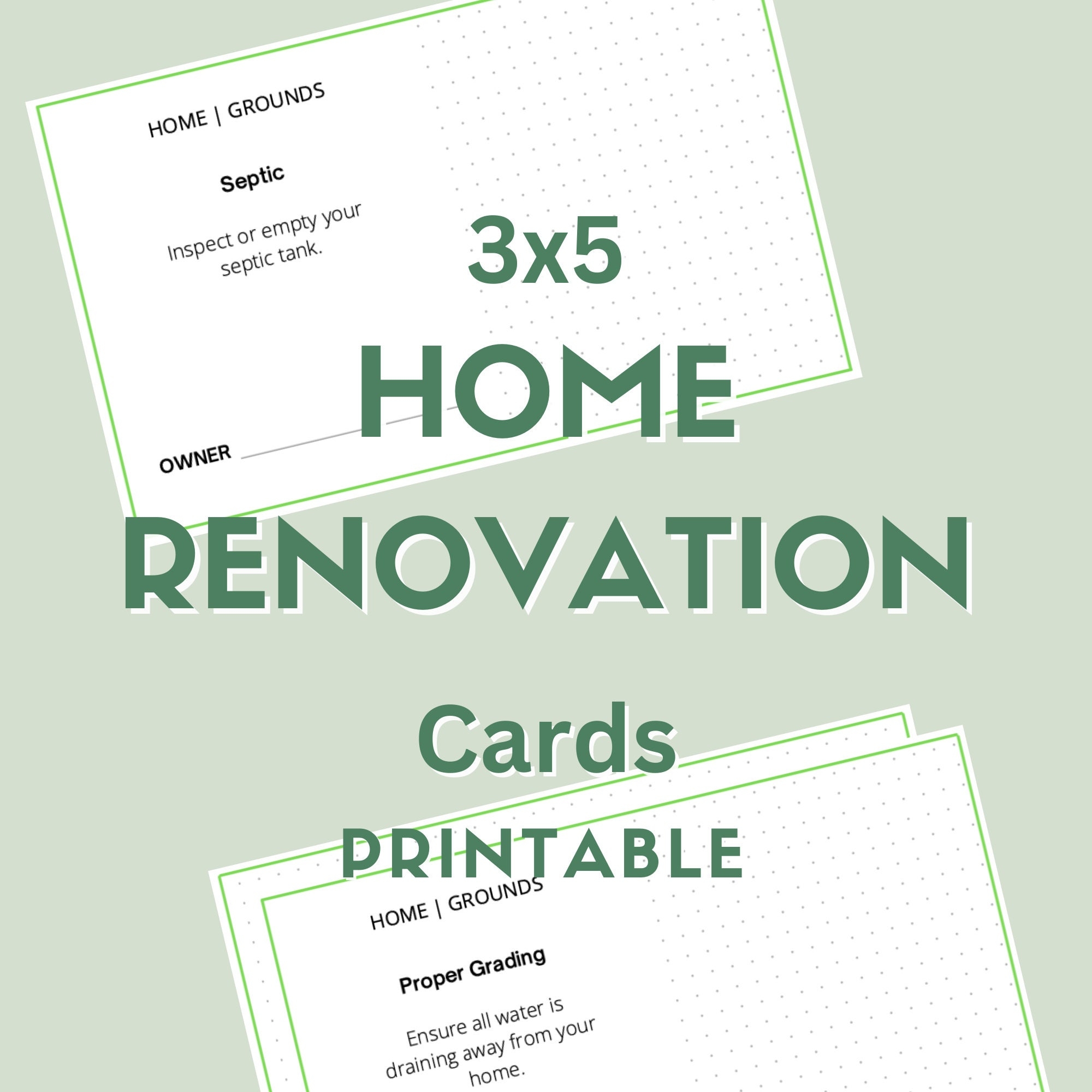 Sidetracked Home Executive Index Cards Etsy