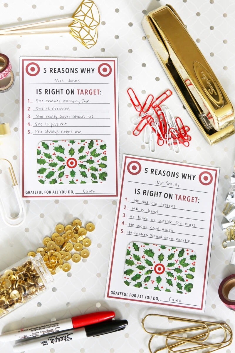 Hoping Your Christmas Is Right On Target Printable