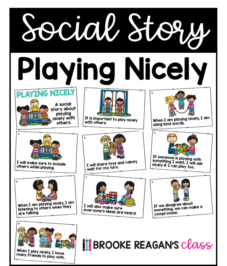 Social Story Playing Nicely Brooke Reagan s Class