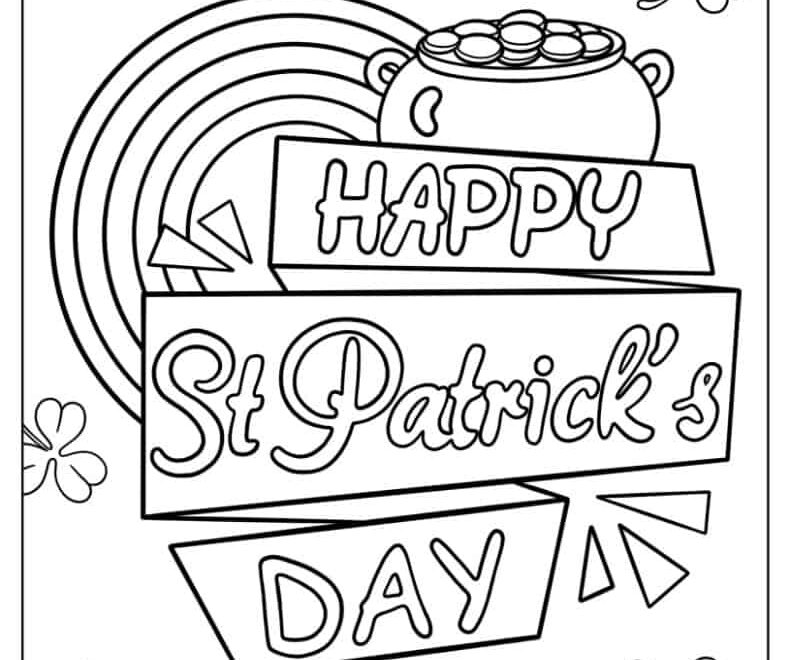 St Patrick s Day Coloring Pages Free PDF Printables